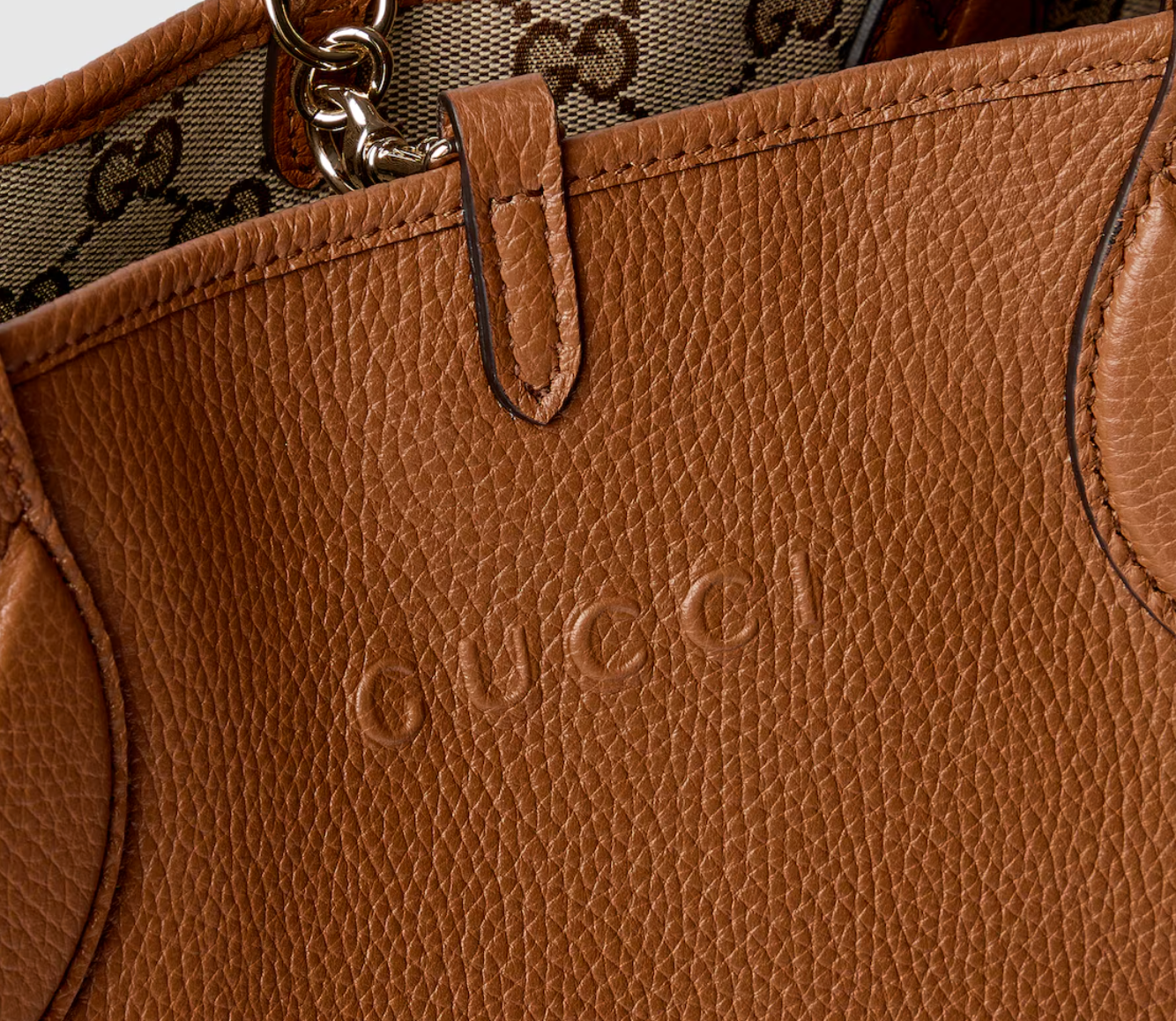  Túi Nữ ‎Gucci Totissima Large Reversible Tote 'Brown' 
