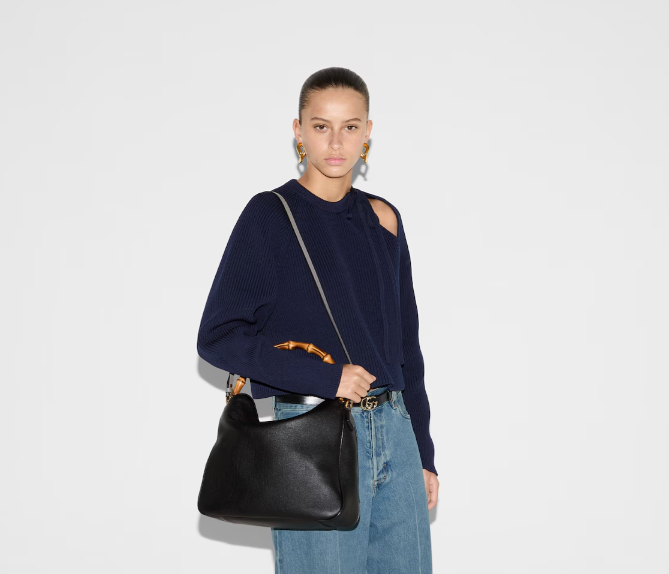  Túi Nữ Gucci Diana Large Shoulder Bag 'Black' 