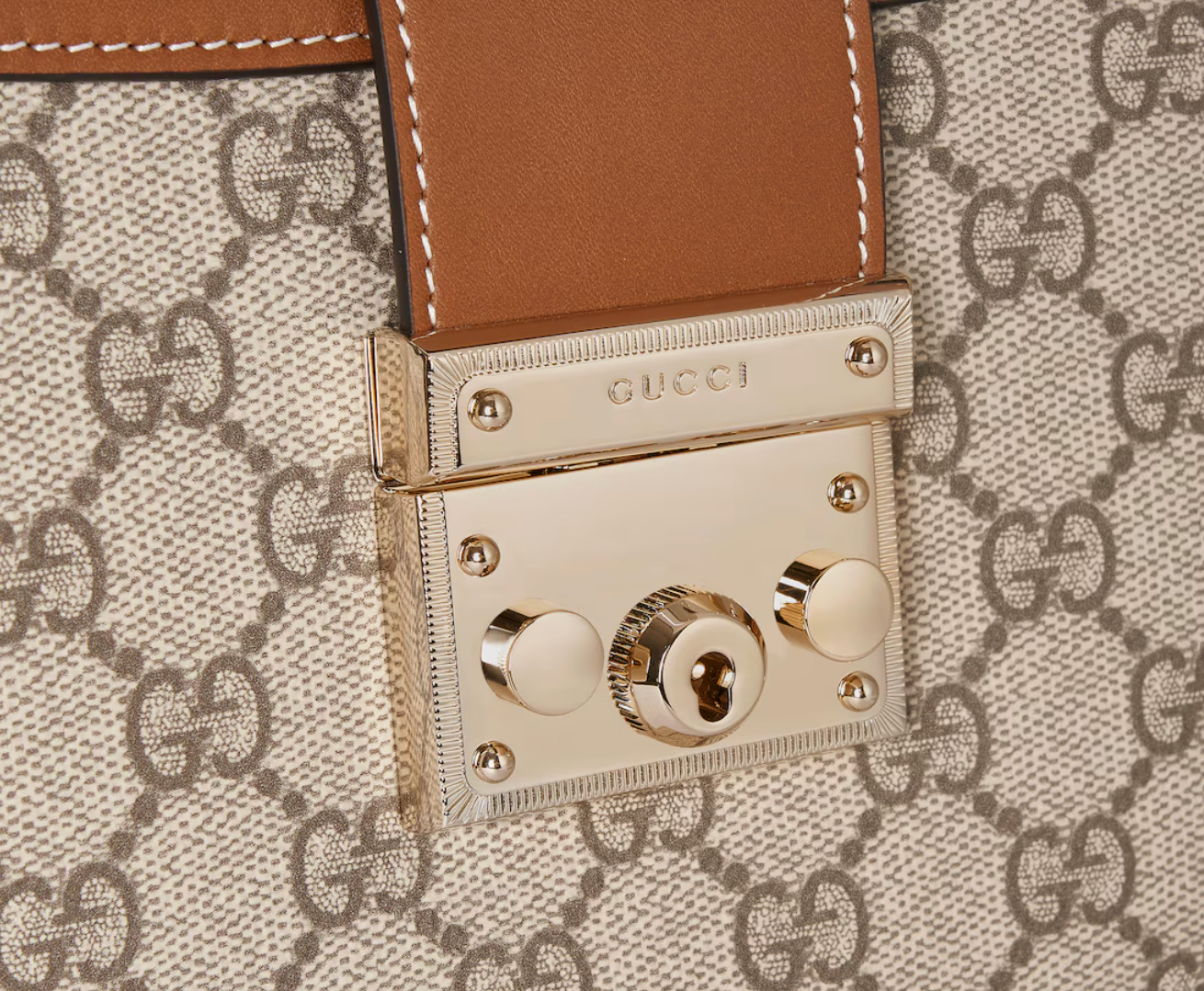  Túi Nữ ‎Gucci Padlock Medium Handle Bag 'Beige' 