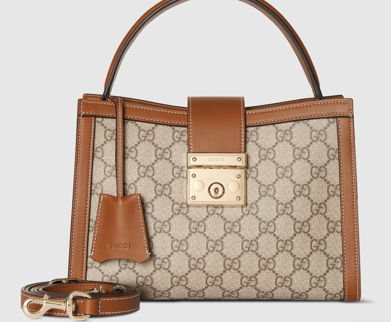  Túi Nữ ‎Gucci Padlock Medium Handle Bag 'Beige' 