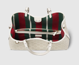  Túi Nữ Gucci Emblem Medium Tote Bag 'Beige' 