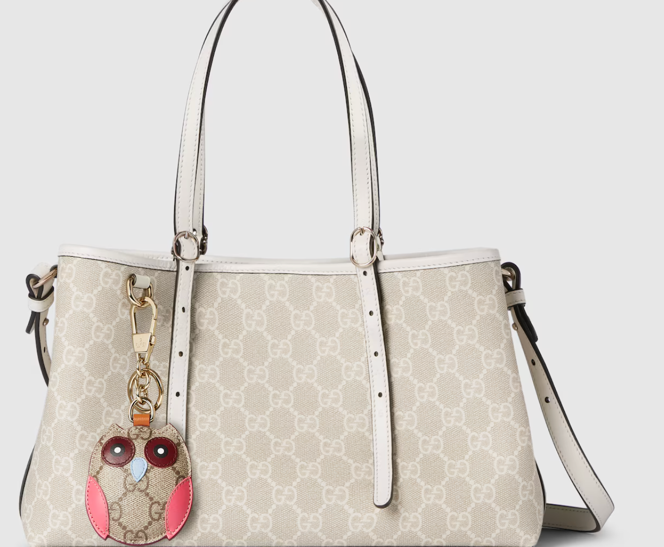  Túi Nữ Gucci Emblem Medium Tote Bag 'Beige' 