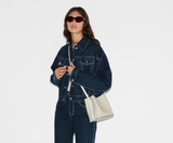  Túi Nữ Gucci Emblem Small Bucket Bag 'Beige' 