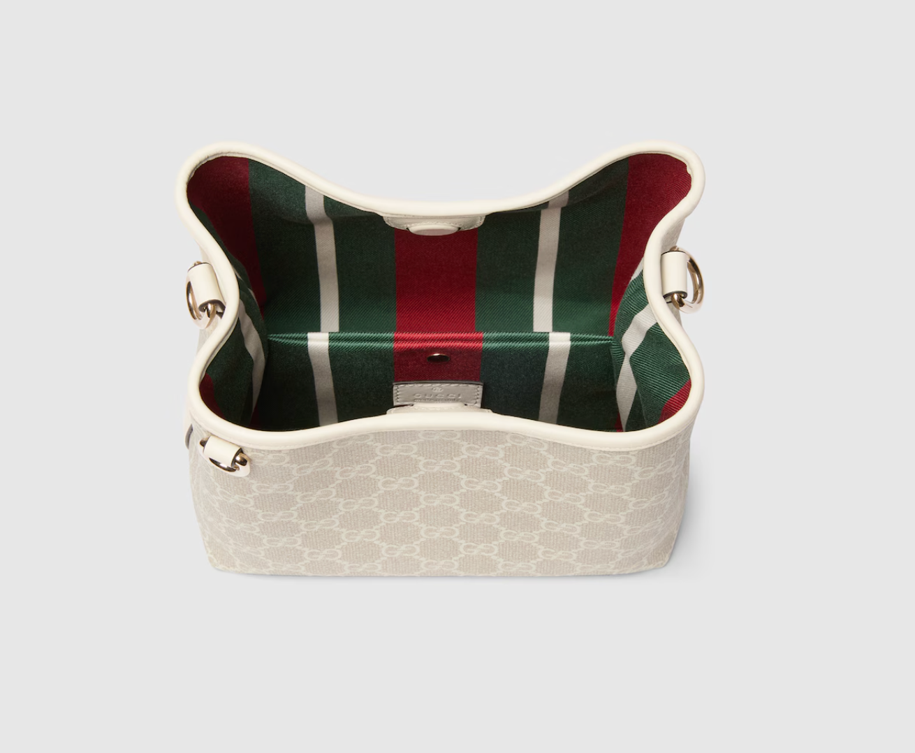  Túi Nữ Gucci Emblem Small Bucket Bag 'Beige' 