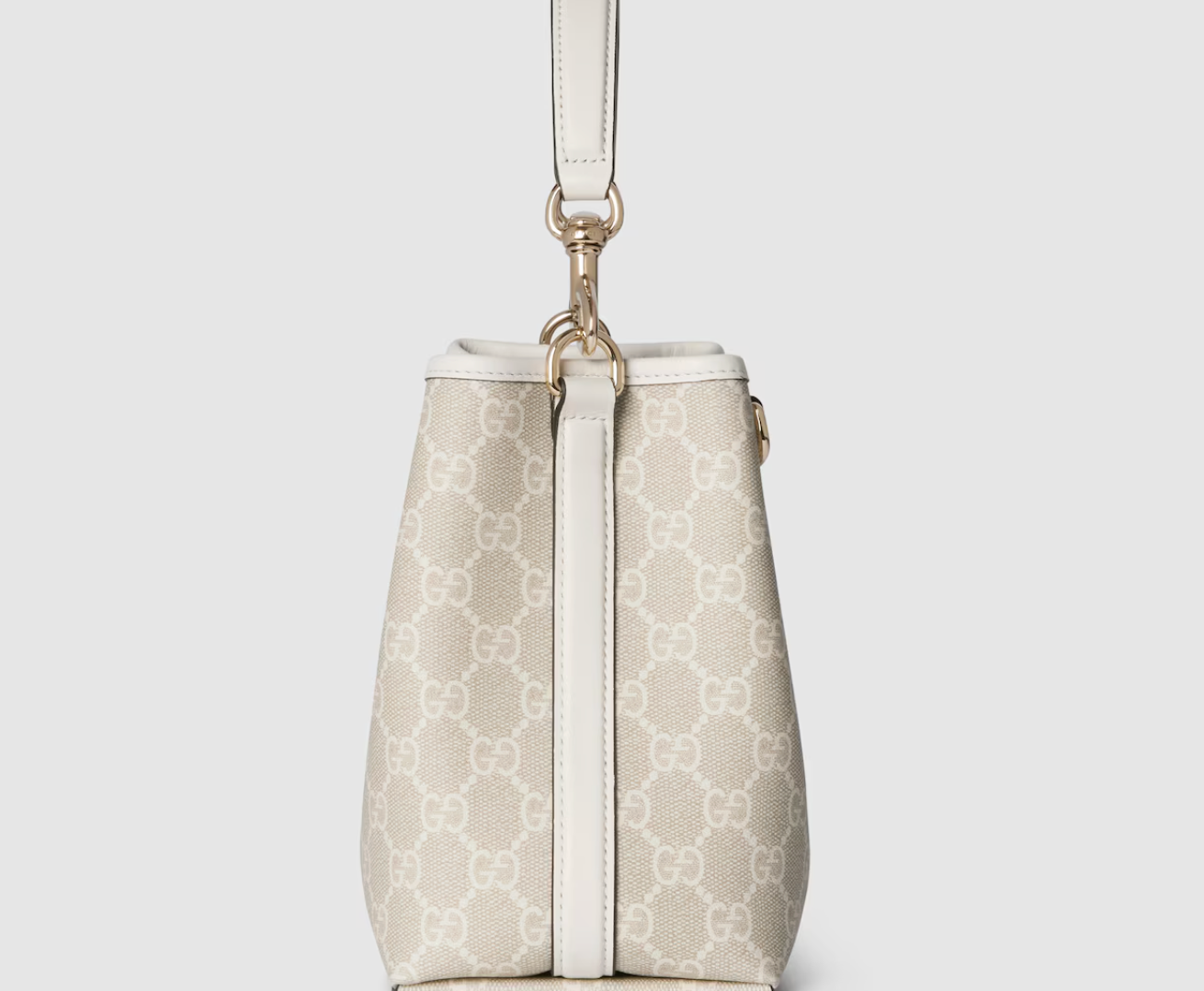  Túi Nữ Gucci Emblem Small Bucket Bag 'Beige' 