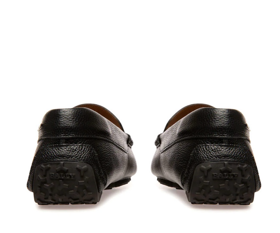  Giày Nam Bally Loafer Leather 'Black' 