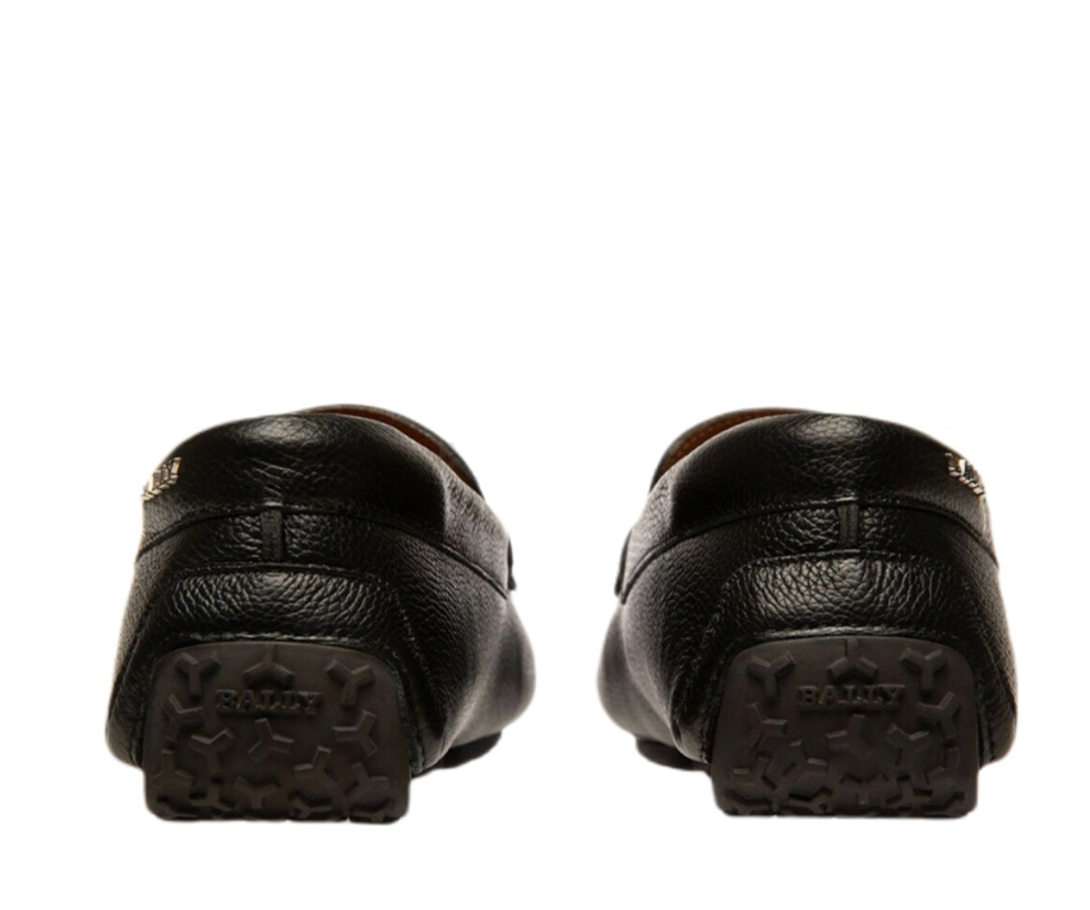  Giày Nam Bally Moccasin Leather 'Black' 