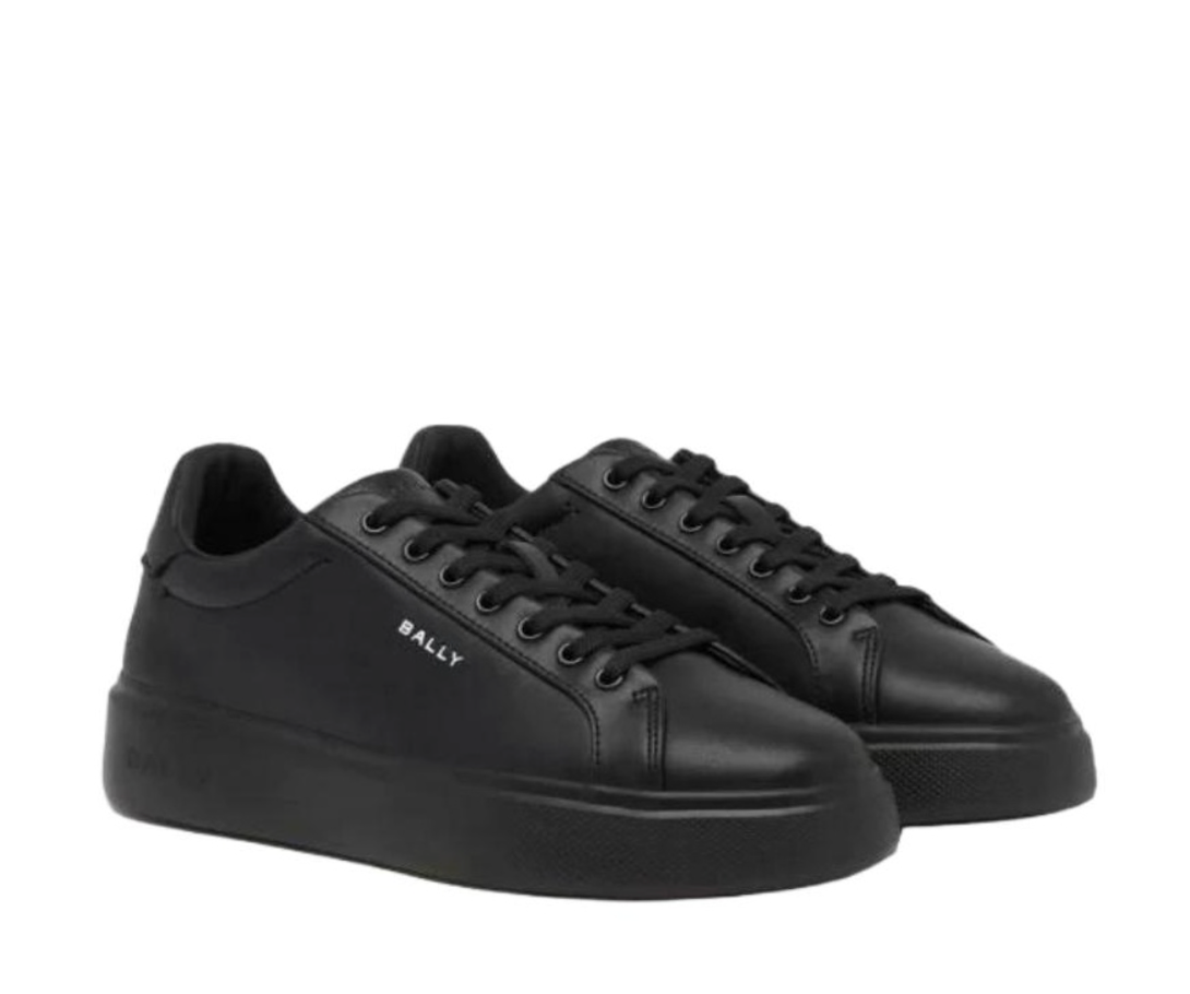  Giày Nam Bally Toe Flat Sneakers 'Black' 