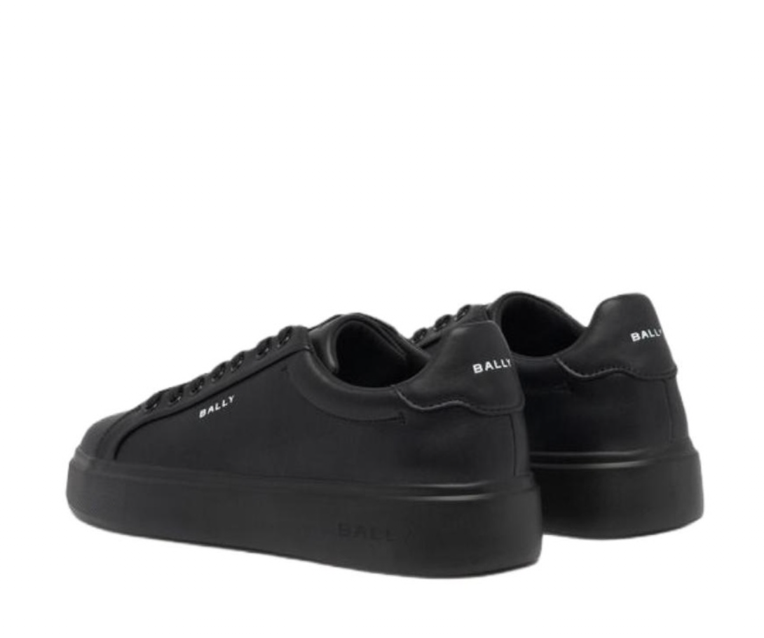  Giày Nam Bally Toe Flat Sneakers 'Black' 
