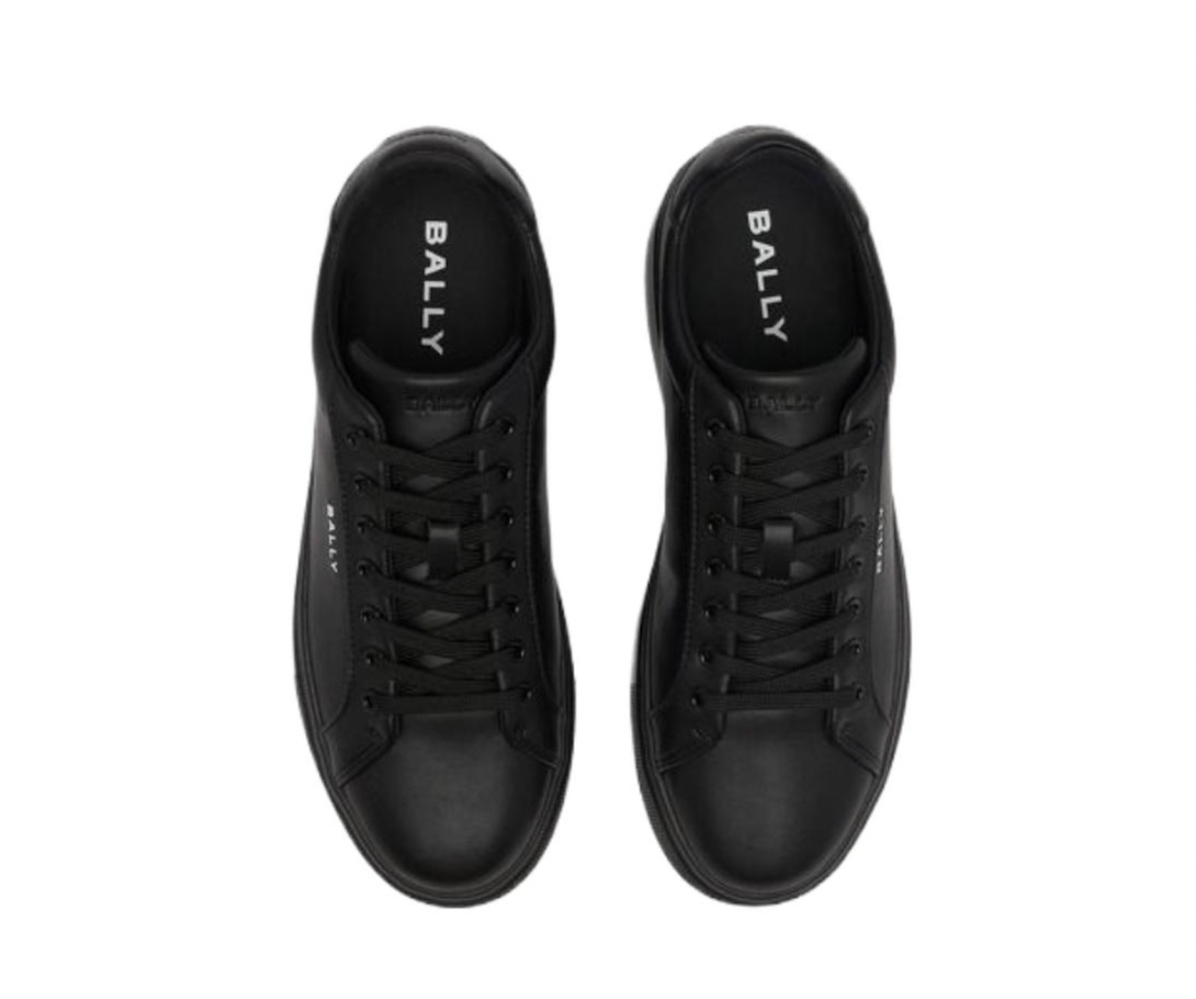  Giày Nam Bally Toe Flat Sneakers 'Black' 