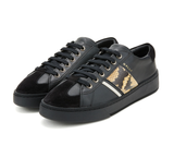  Giày Nam Bally Leather Sneakers 'Black' 