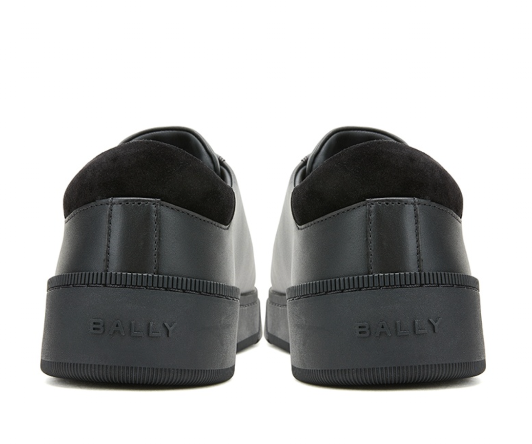  Giày Nam Bally Leather Sneakers 'Black' 