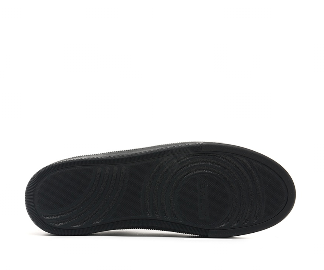  Giày Nam Bally Leather Sneakers 'Black' 