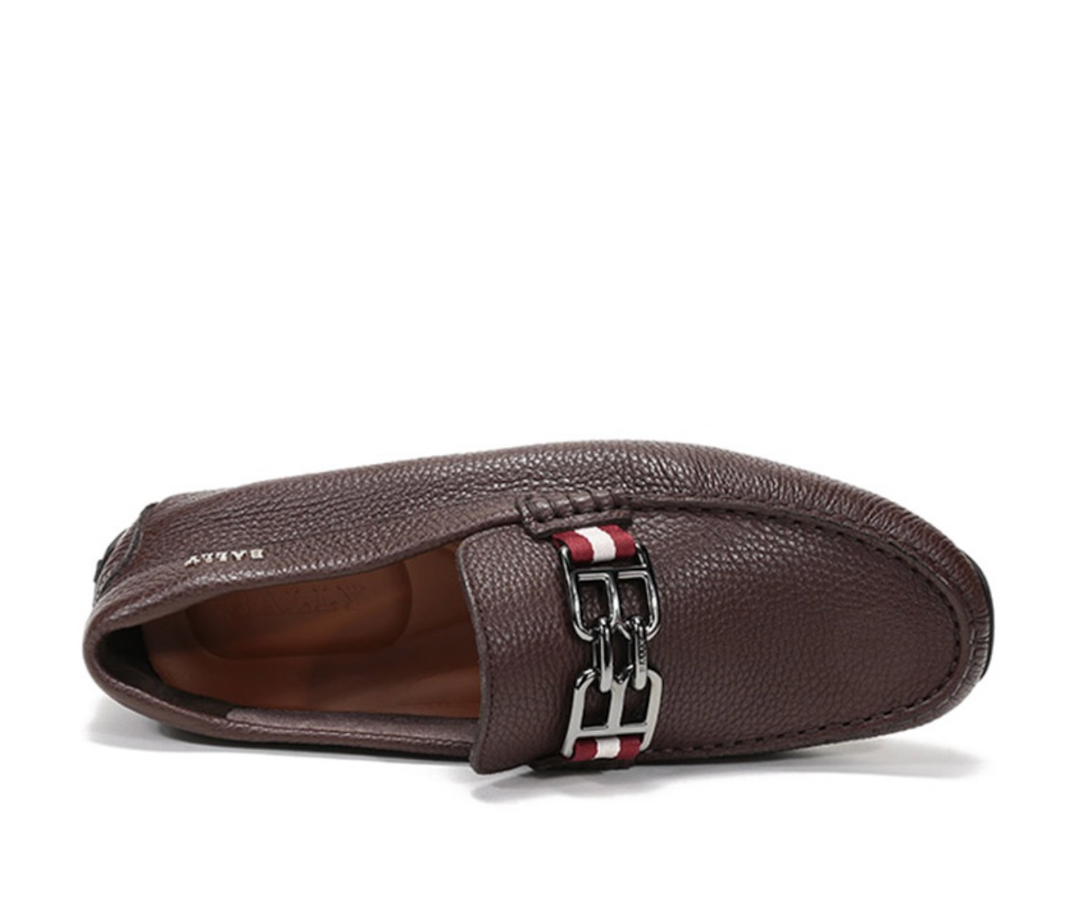  Giày Nam Bally Parsa Loafers 'Brown' 