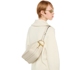  Túi Nữ Gucci Half Horsebit Medium Shoulder Bag 'Ivory' 
