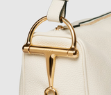  Túi Nữ Gucci Half Horsebit Medium Shoulder Bag 'Ivory' 