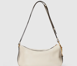  Túi Nữ Gucci Half Horsebit Medium Shoulder Bag 'Ivory' 