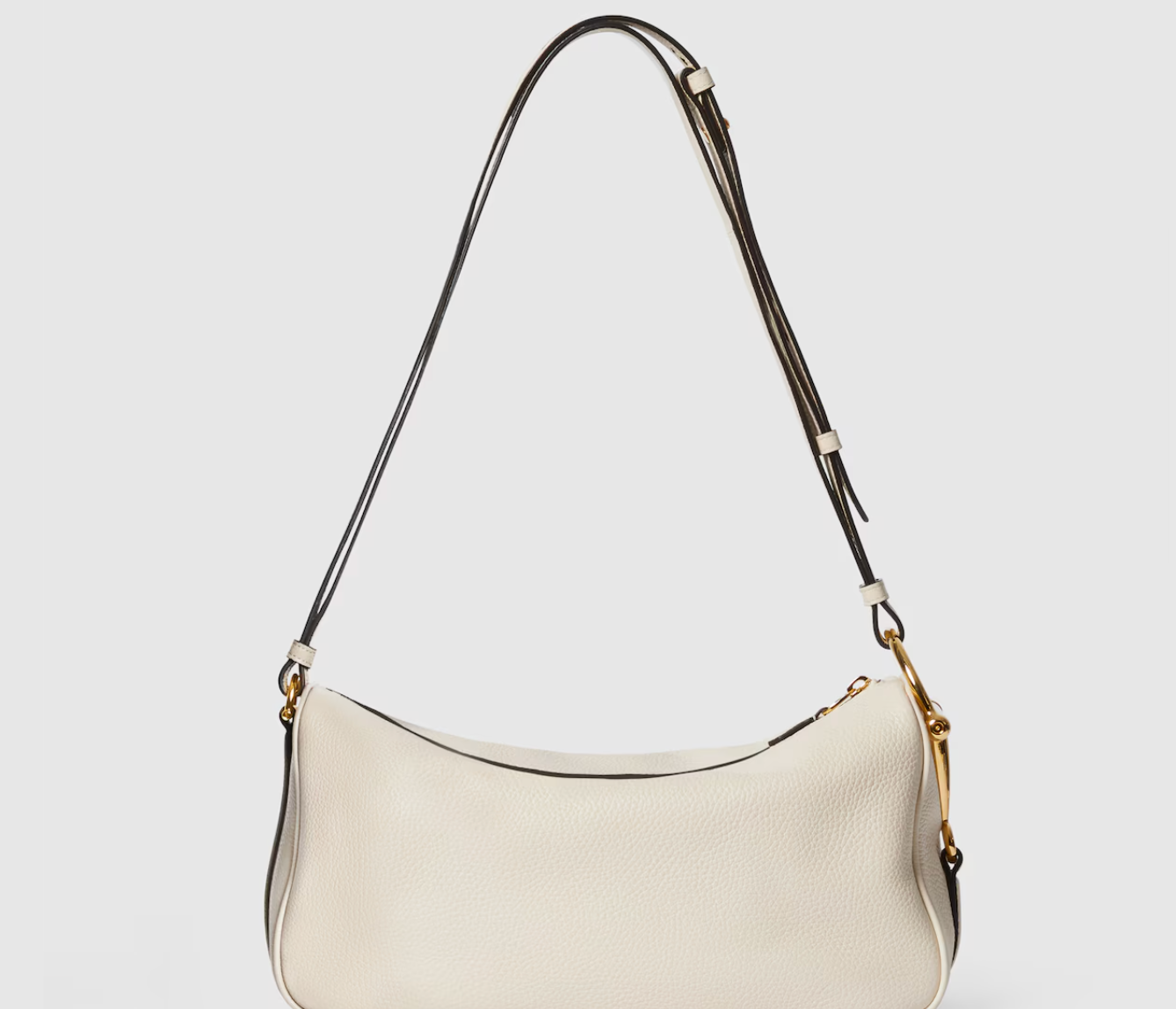  Túi Nữ Gucci Half Horsebit Medium Shoulder Bag 'Ivory' 