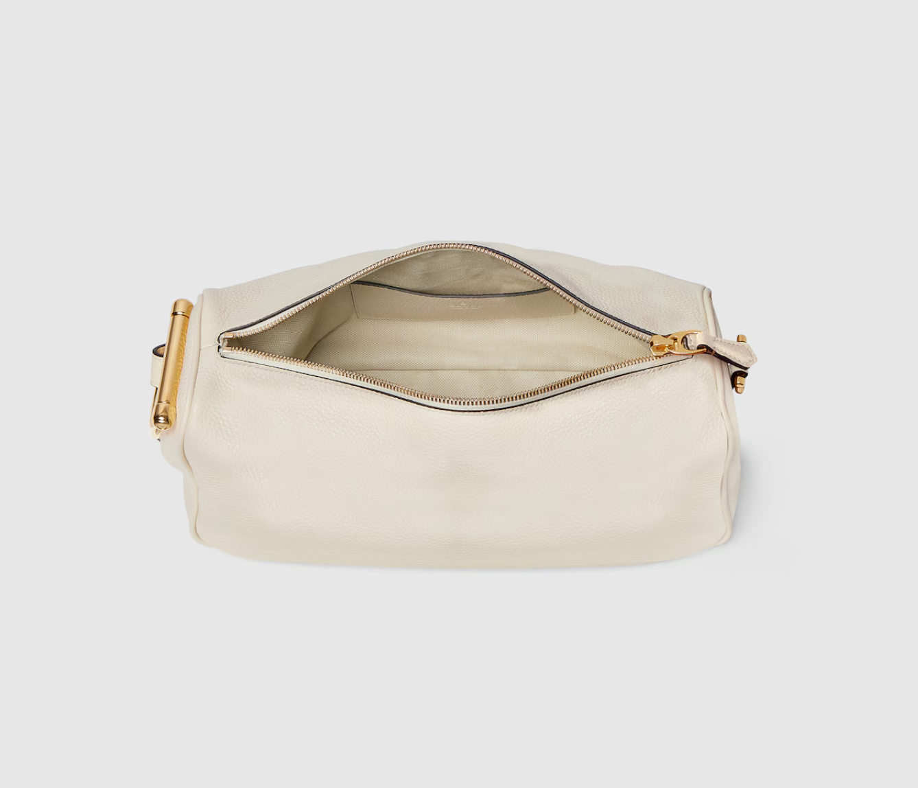  Túi Nữ Gucci Half Horsebit Medium Shoulder Bag 'Ivory' 