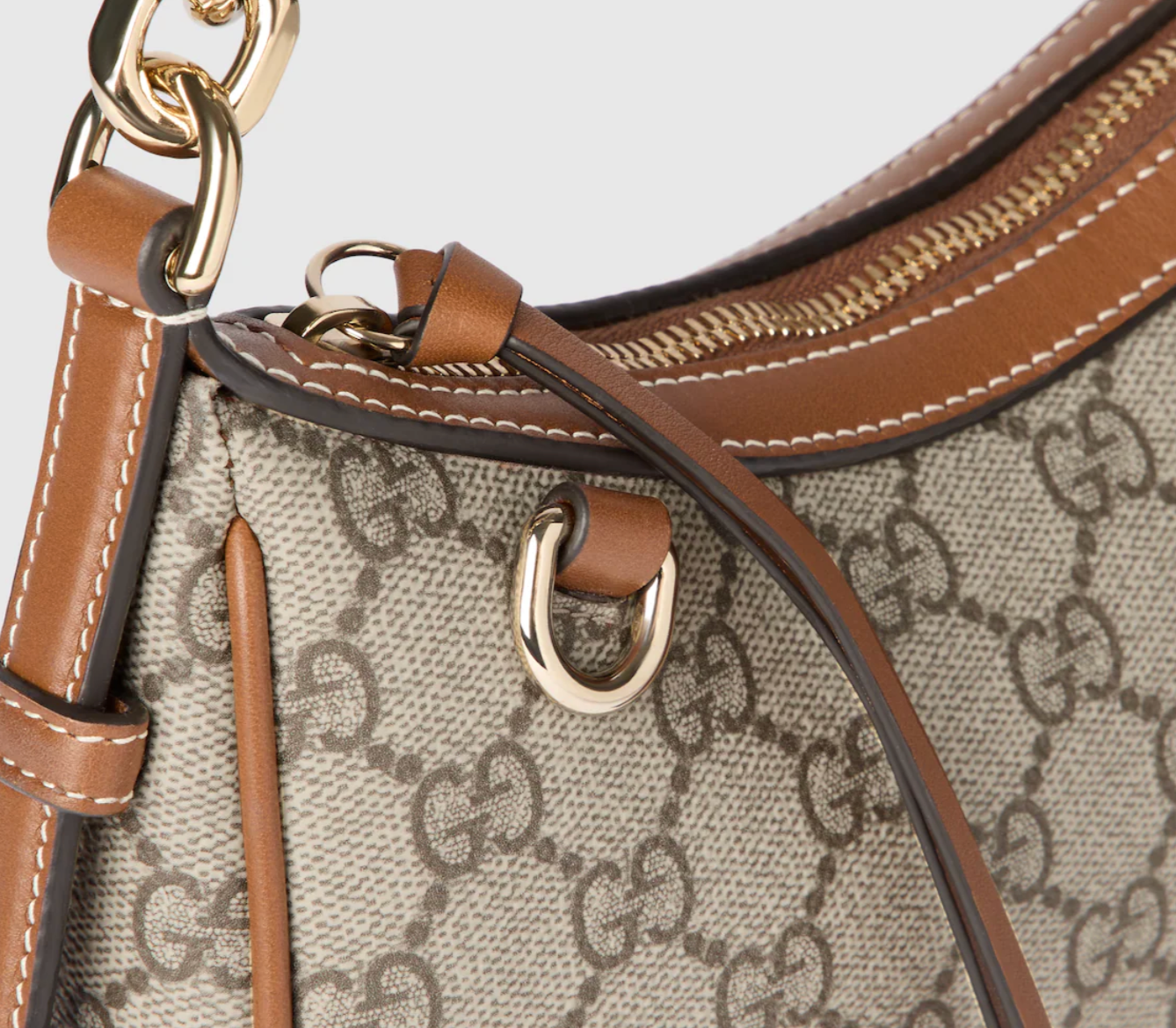  Túi Nữ Gucci GG Emblem Small Shoulder Bag 'Beige' 