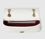  Túi Nữ Gucci GG Marmont Small Shoulder Bag 'White' 