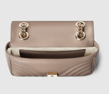  Túi Nữ Gucci GG Marmont Small Shoulder Bag 'Taupe' 