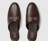  Dép Nữ ‎Gucci Mule With Horsebit 'Dark Brown' 