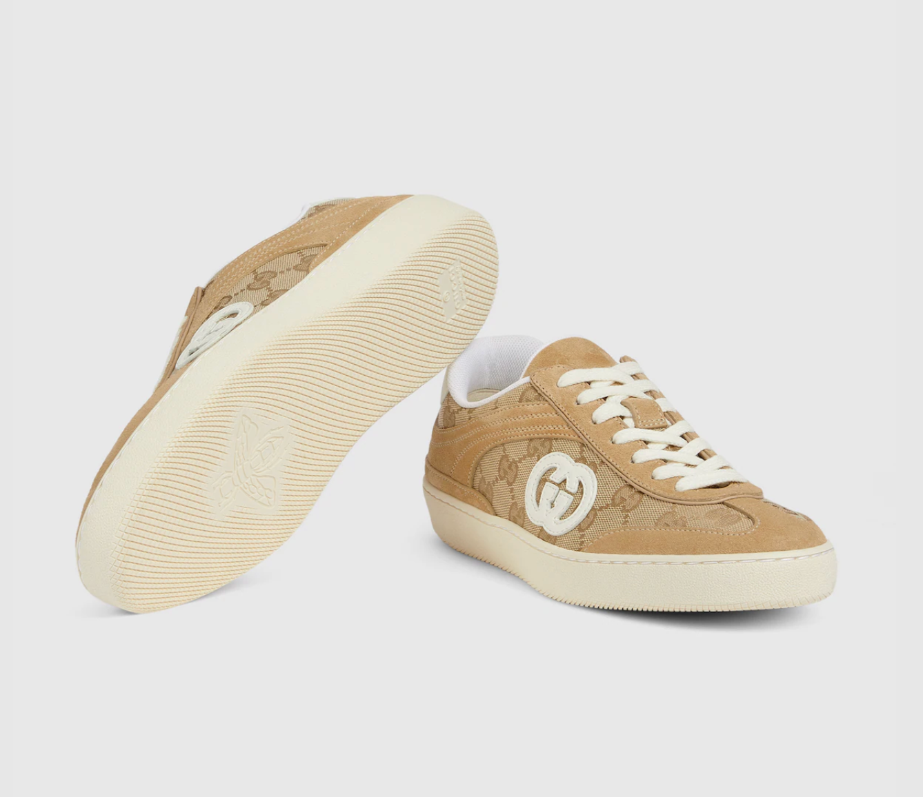  Giày Nữ Gucci G75 Trainers 'Beige' 