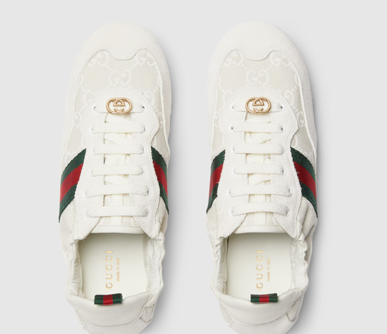  Giày Nữ Gucci Shift Trainers 'White' 