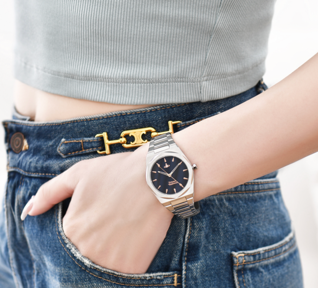  Đồng Hồ Nữ Vivienne Westwood Limehouse 'Navy' 