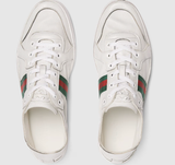  Giày Nam Gucci Stretch Low-top Trainer 'White' 
