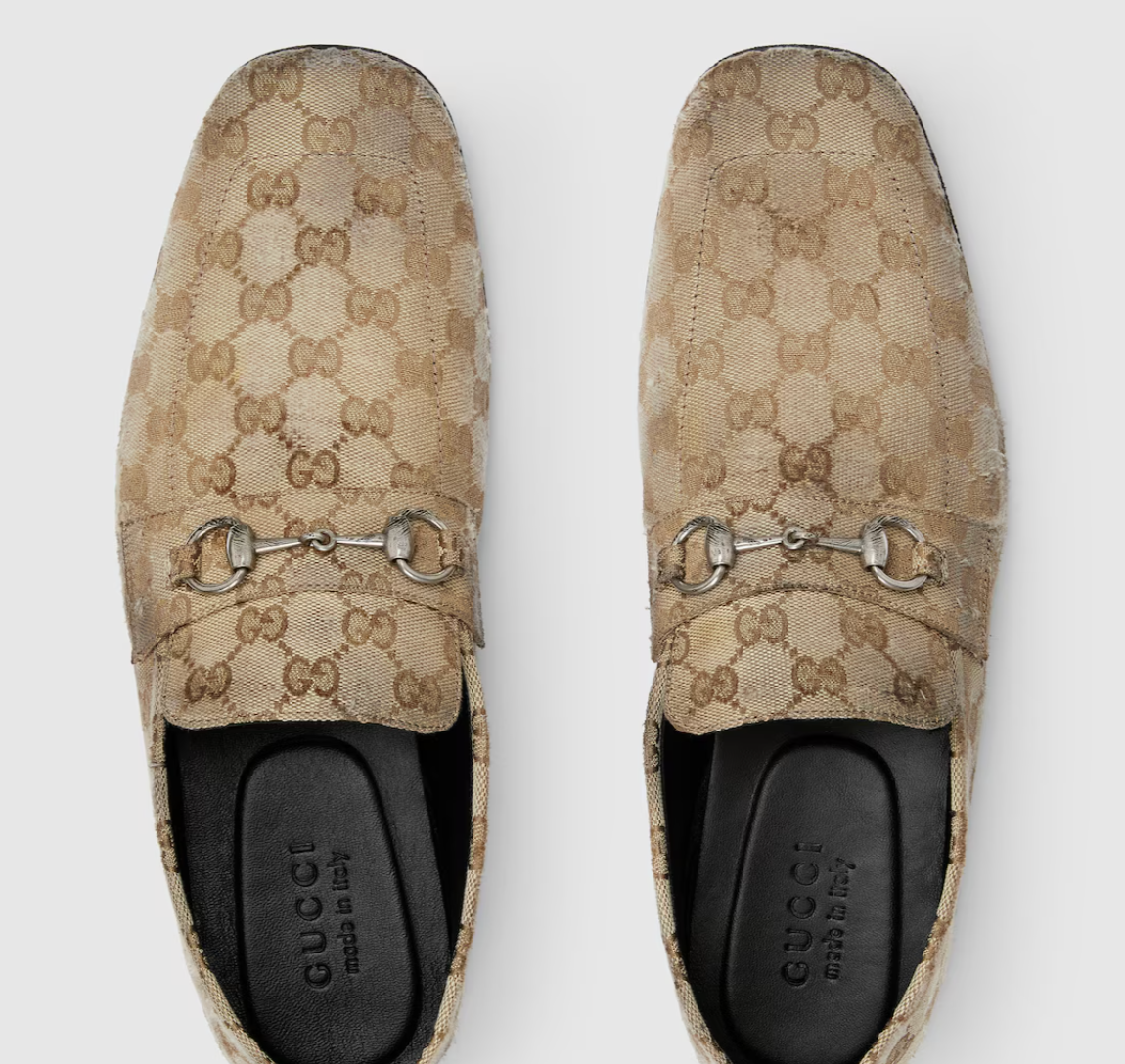  Giày Nam Gucci Worn-out Effect Loafer 'Sand' 