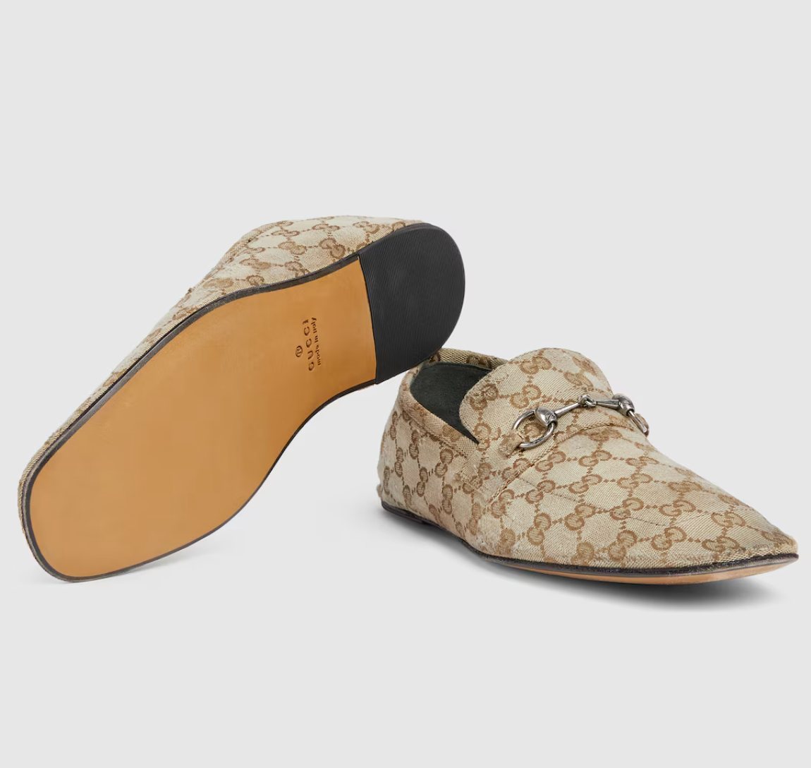  Giày Nam Gucci Worn-out Effect Loafer 'Sand' 