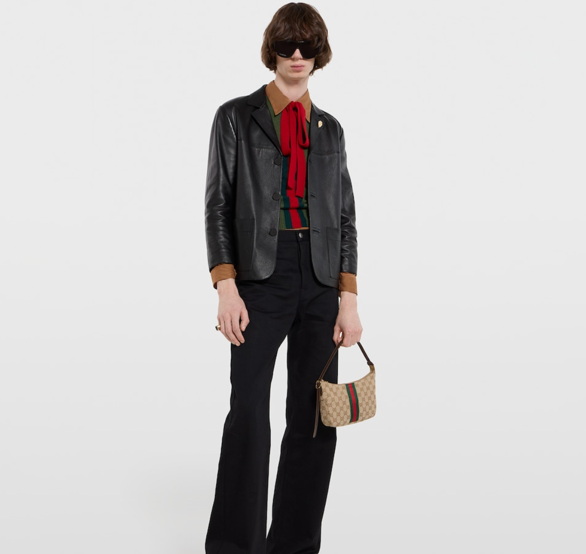  Túi Gucci Lunetta Small Crossbody Bag 'Sand' 