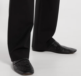  Giày Nam Gucci Loafer With Embossed GG 'Black' 