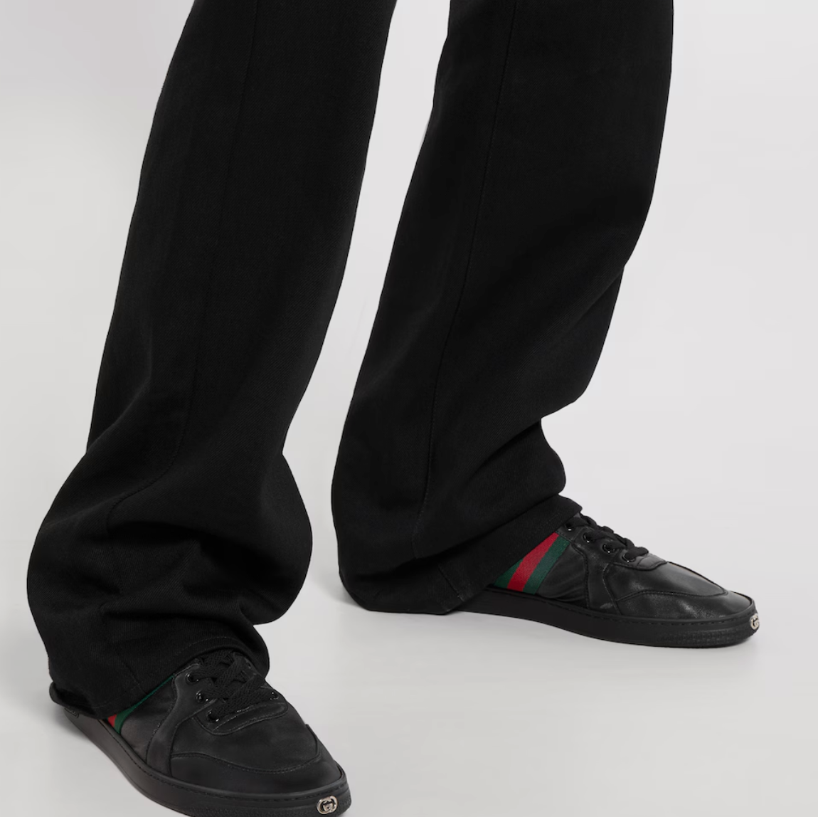  Giày Nam Gucci Stretch High-top Trainer 'Black' 