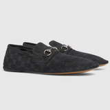  Giày Nam Gucci Worn-out Effect Loafer 'Black' 