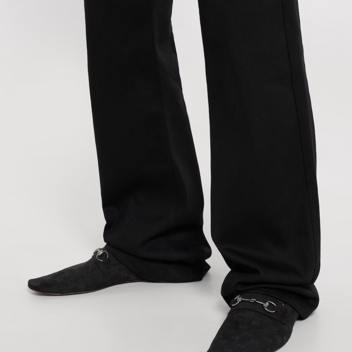  Giày Nam Gucci Worn-out Effect Loafer 'Black' 