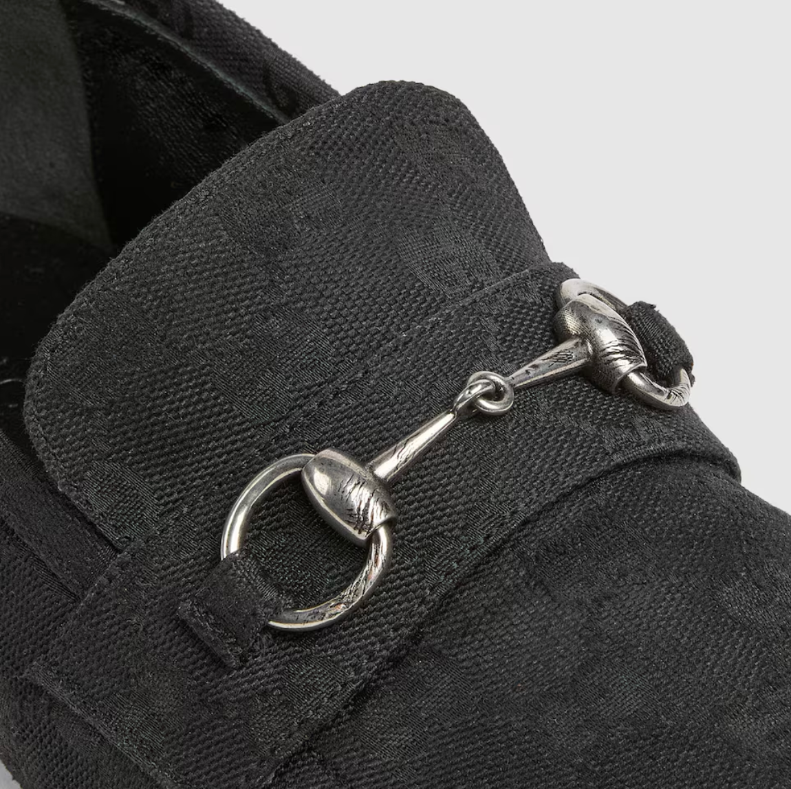  Giày Nam Gucci Worn-out Effect Loafer 'Black' 