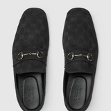  Giày Nam Gucci Worn-out Effect Loafer 'Black' 