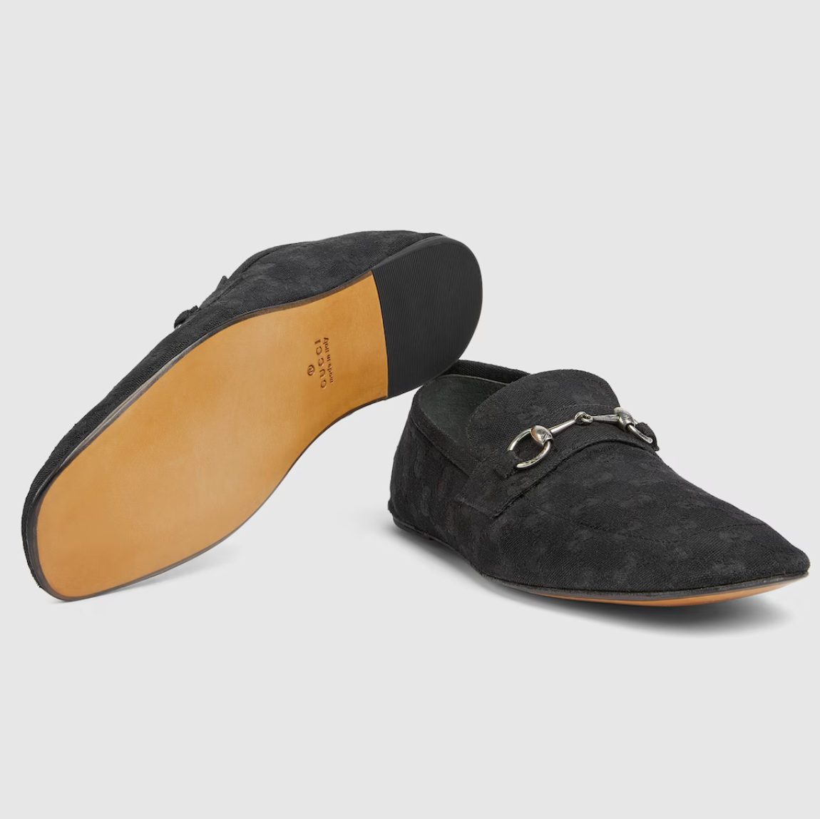 Giày Nam Gucci Worn-out Effect Loafer 'Black' 
