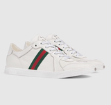  Giày Nữ Gucci Stretch Low-top Trainer 'White' 