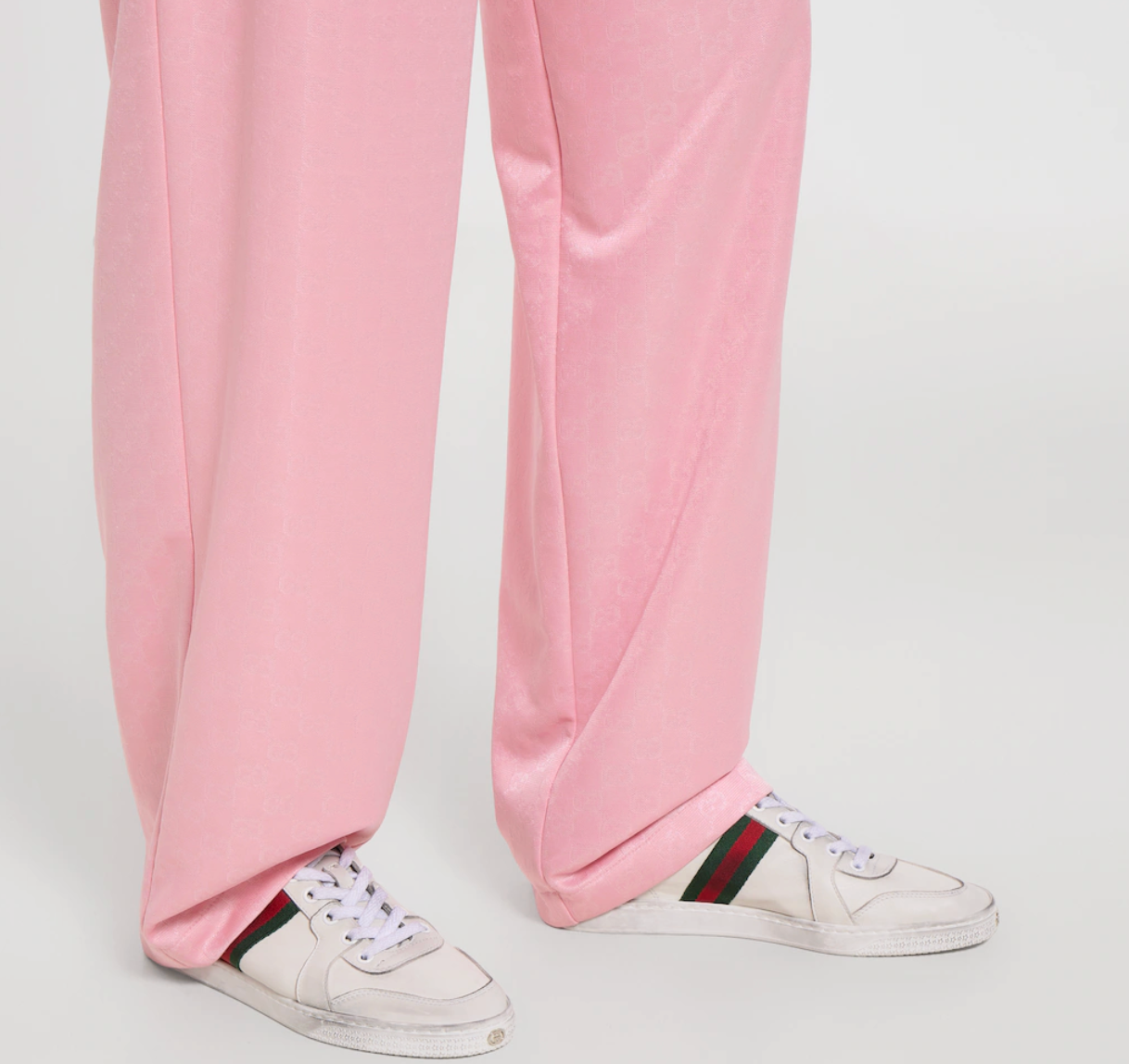  Giày Nữ Gucci Stretch Low-top Trainer 'White' 