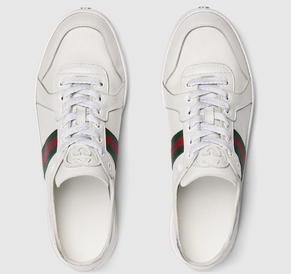  Giày Nữ Gucci Stretch Low-top Trainer 'White' 