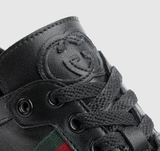  Giày Nữ Gucci Stretch Low-top Trainer 'Black' 