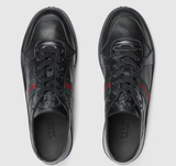  Giày Nữ Gucci Stretch Low-top Trainer 'Black' 