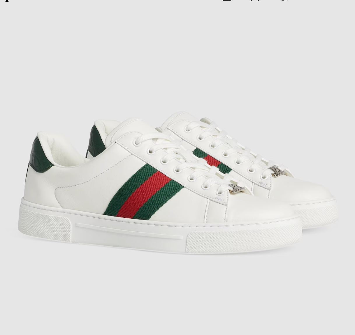  Giày Nữ ‎Gucci Ace Trainer 'White' 