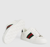  Giày Nữ ‎Gucci Ace Trainer 'White' 