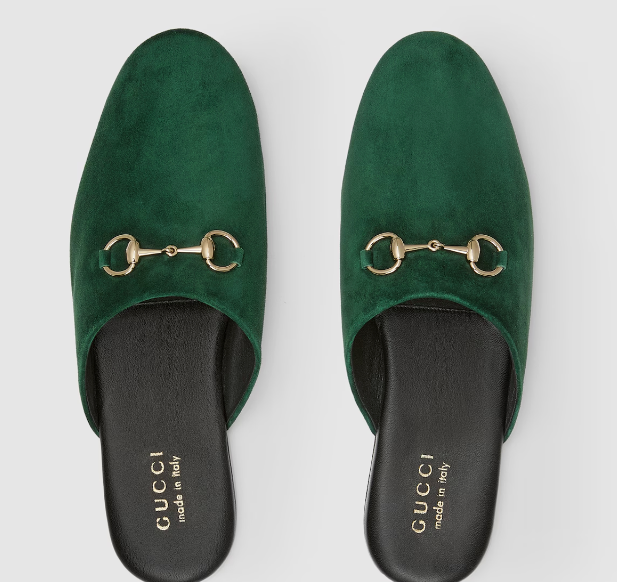  Giày Nữ Gucci Mule With Horsebit 'Green' 