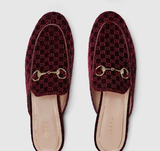  Giày Nữ Gucci Princetown Slipper 'Bordeaux' 